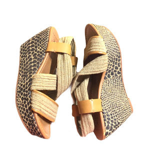 Lucky Brand Fei Wedge Sandal Size 8.5